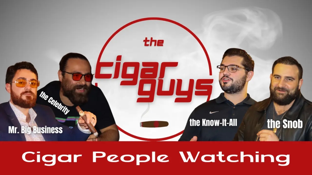 Types of People in The Cigar Lounge