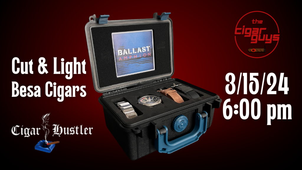 Giveaway Prize: Ballast Amphion Stainless Steel | Cut & Light at Cigar Hustler in Deltona